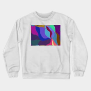 Rainbow patchwork Crewneck Sweatshirt